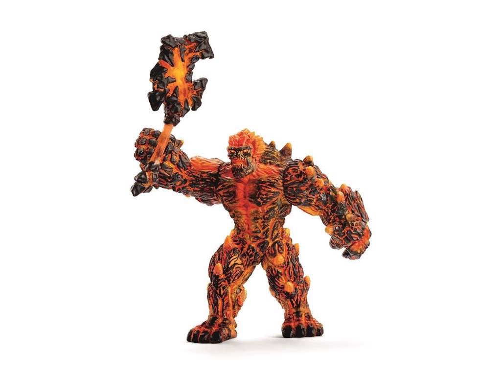 Lava Golem med våben fra Schleich - 42447