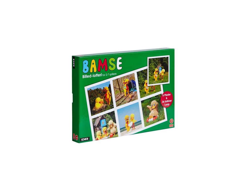 Billedlotteri med Bamse og Kylling