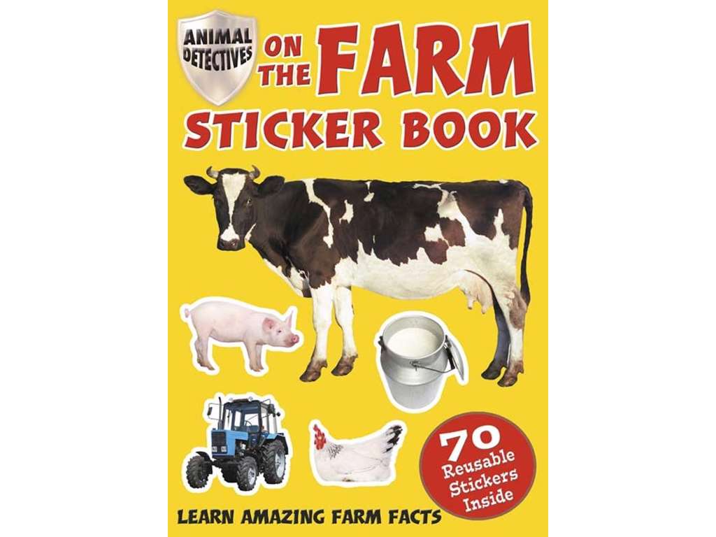 Landbrug mark og dyr klistermærkebog