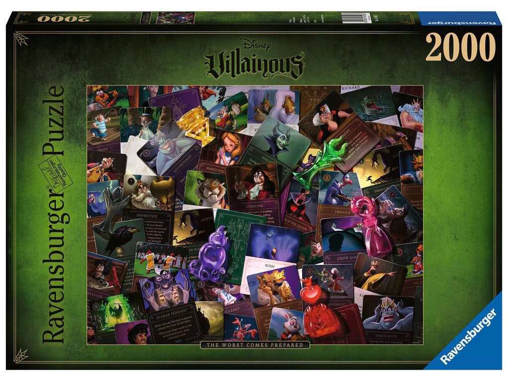 Villainous: All Villains puslespil på 2000 brikker fra Ravensburger