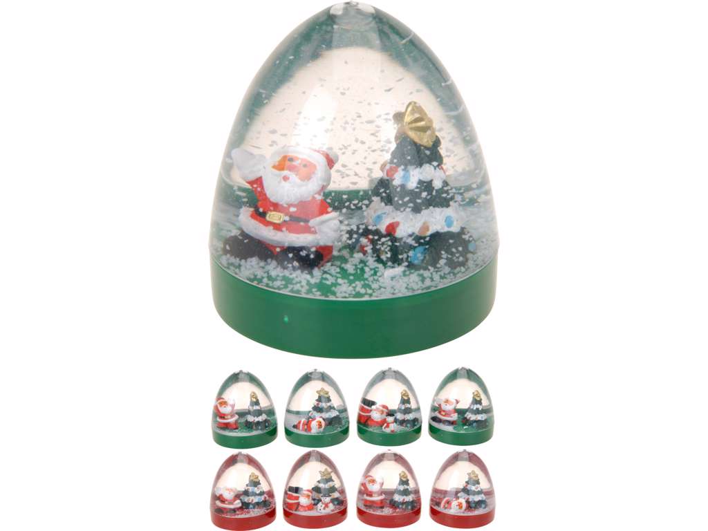 Rystekugle med julemand