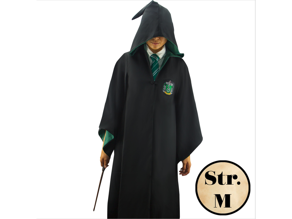Deluxe troldmandskappe Slytherin medium Harry potter fra Cinereplicas