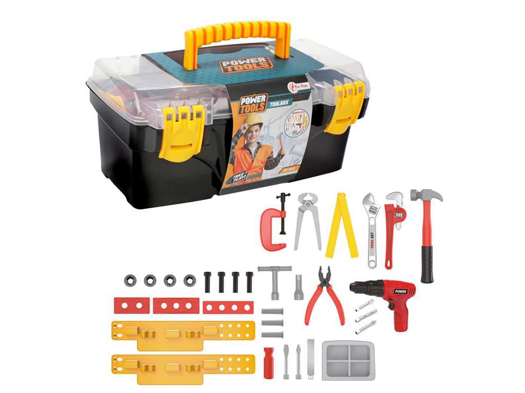Værktøjskasse med 35 dele