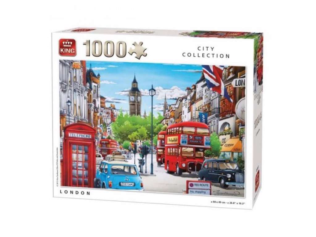 London puslespil på 1000 brikker fra King