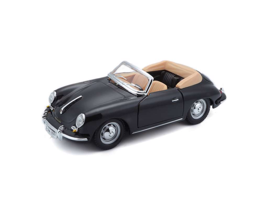 Porsche 356B Cabriolet (1961) 1:24  sort