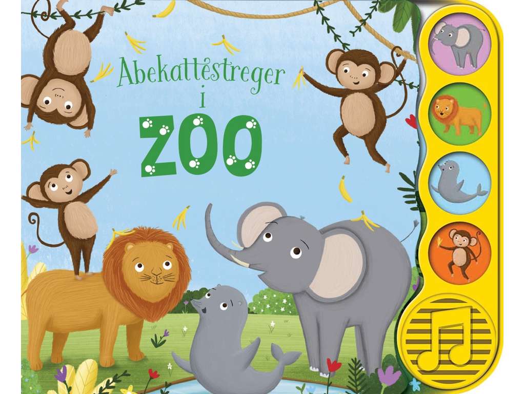 Abekattestreger i Zoo - børnebog