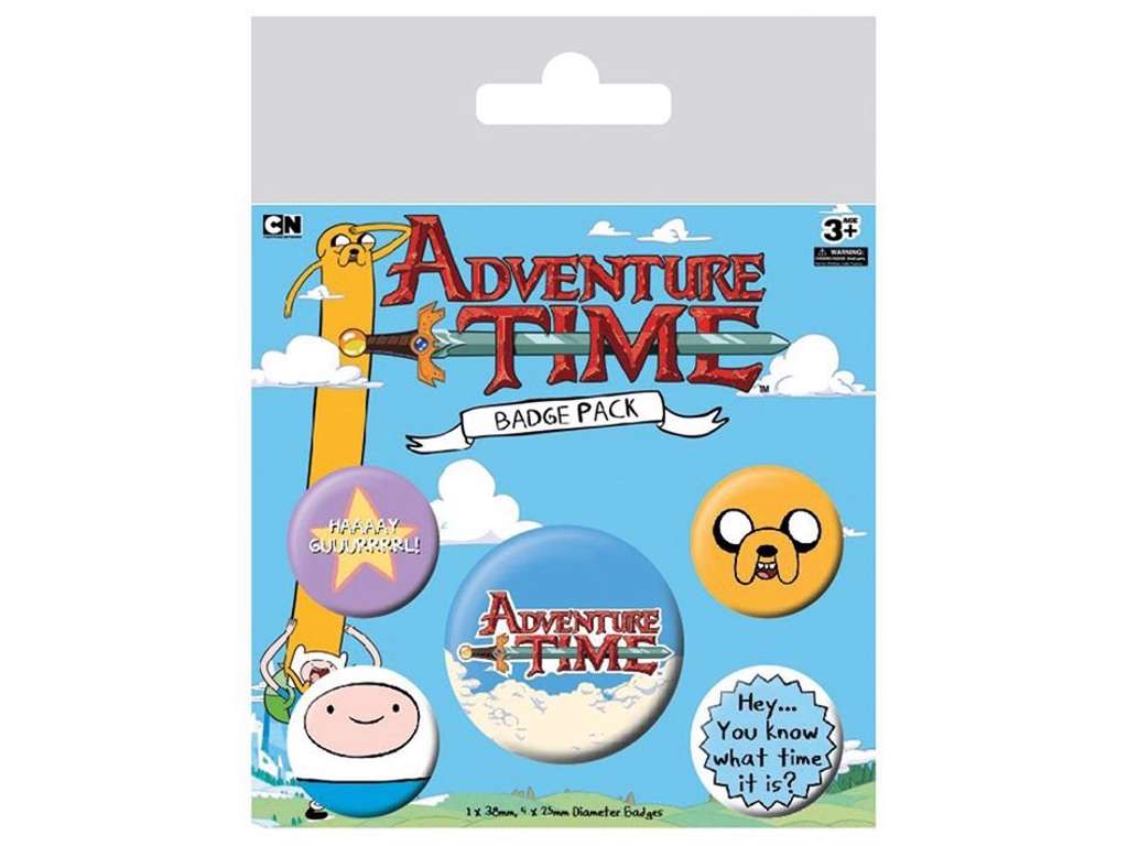 Adventure Time 5-pak badges