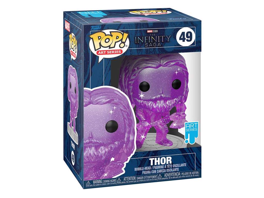 Infinity Saga POP! Artist Series Vinyl Figure Thor (Purple) 9 cm