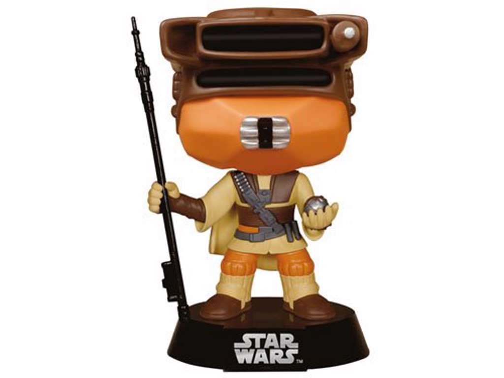 Star Wars POP! vinyl Bobble-Head figur af Princess Leia Boushh version på 9 cm