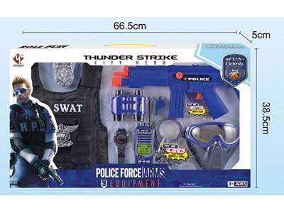 Stort S.W.A.T sæt med 9 dele