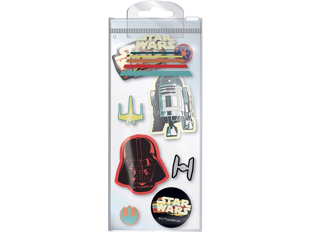 8 viskelædere med Star Wars