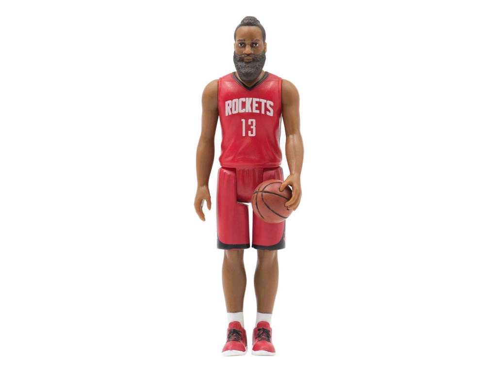 NBA ReAction Wave 1 James Harden (Rockets) actionfigur på 10 cm