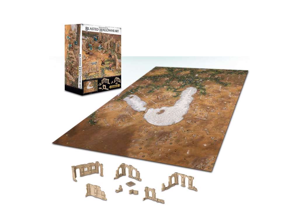 Warhammer Realm of Battle: Blasted Hallowheart Terræn