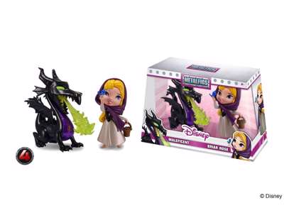 Disney Metalfigs minifigur 2-pak af Maleficent & Briar Rose på 10 cm