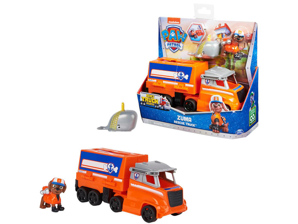 Paw Patrol Big Truck Hero Pups - Zuma med bil