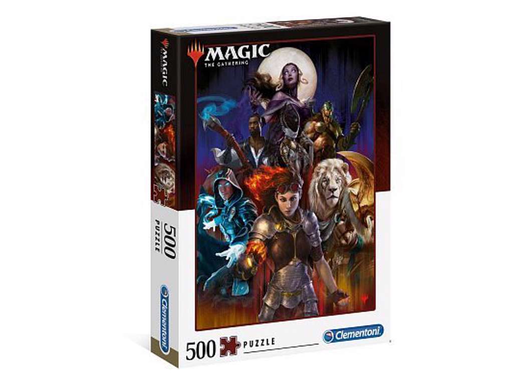 Magic the Gathering puslespil med Planeswalker på 500 brikker