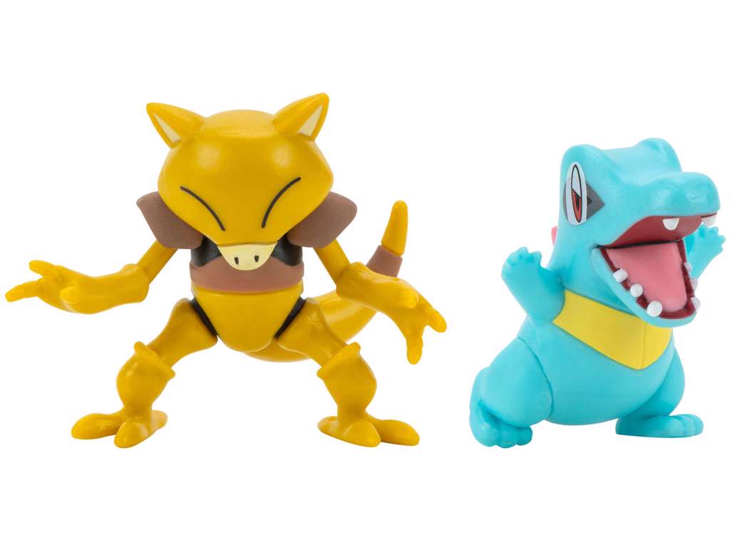 Pokémon Abra & Totodile battle figur