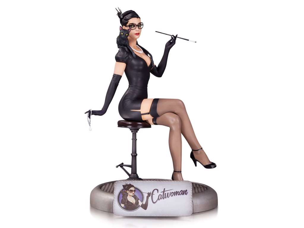 DC Comics Bombshells statue af Catwoman på 22 cm