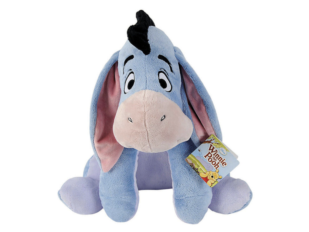 Disney Æsel bamse fra Peter Plys på 61cm