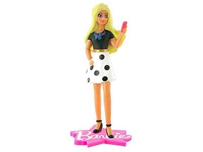 Barbie fashion minifigur med mobil 10 cm