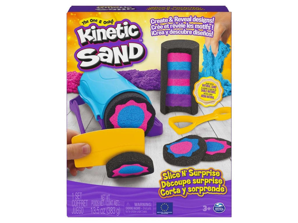 Kinetic Sand Slice n' Surprise