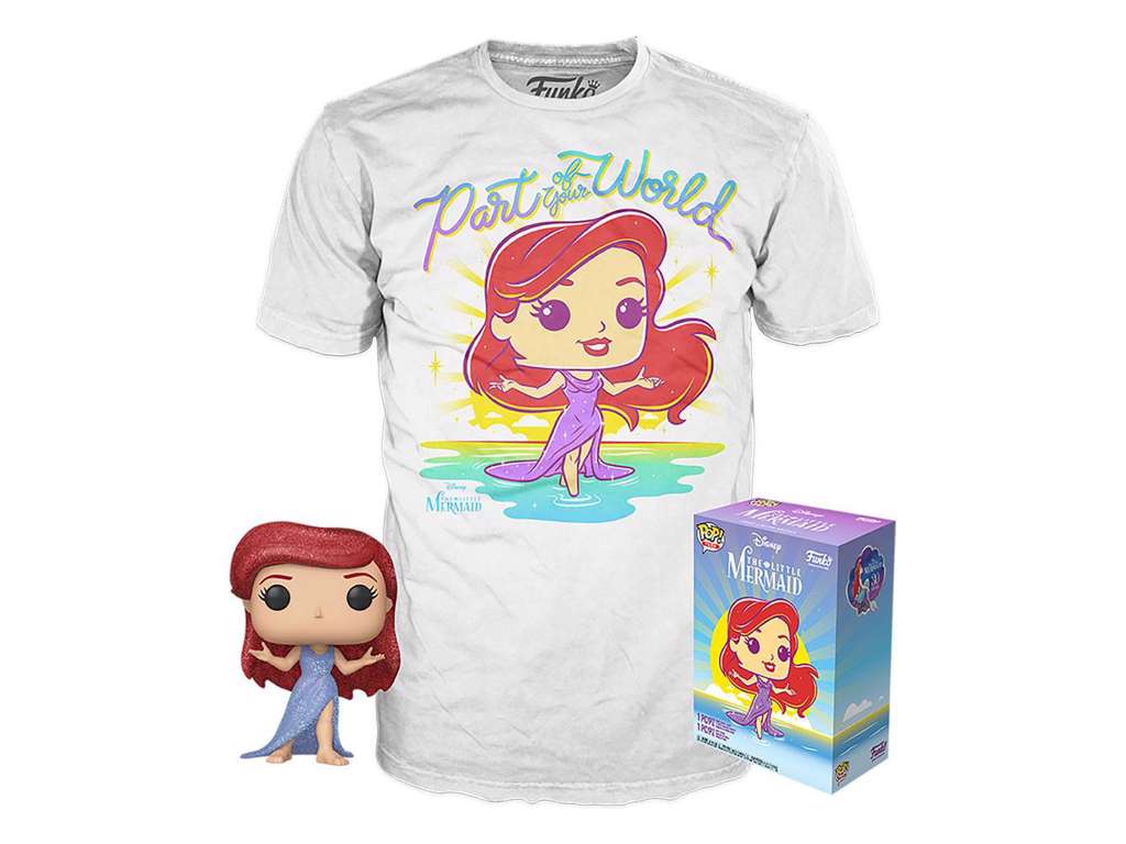 The Little Mermaid POP! & Tee Box Ariel størrelse M