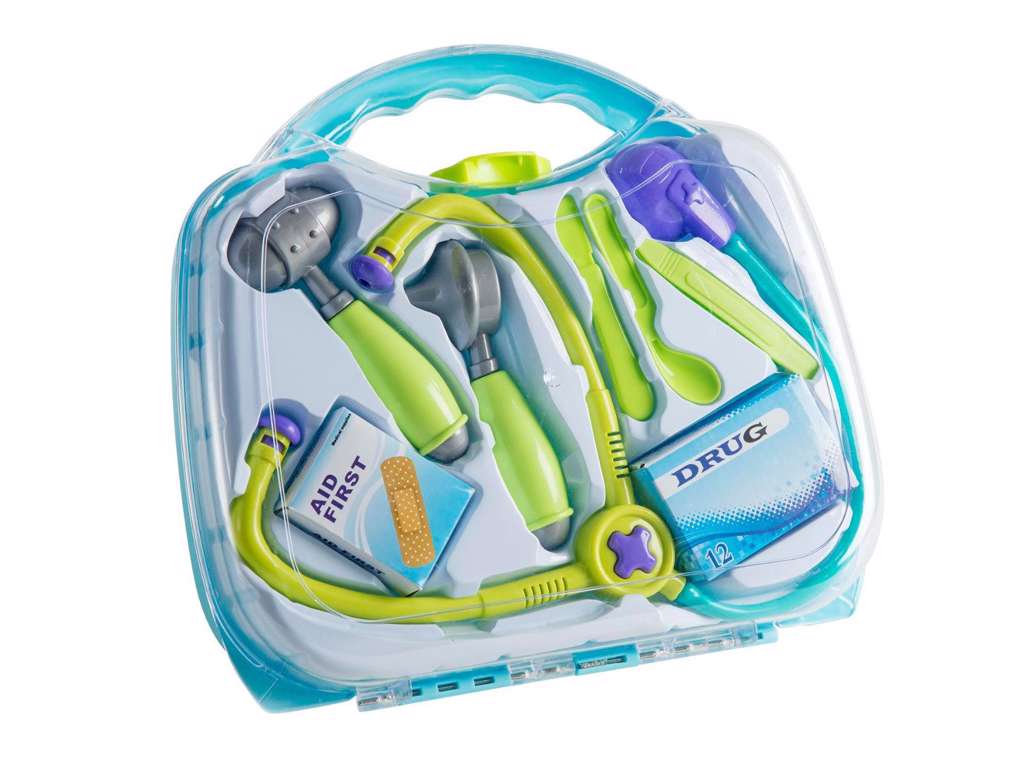 Lægesæt med lyd i kuffert fra 3-2-6