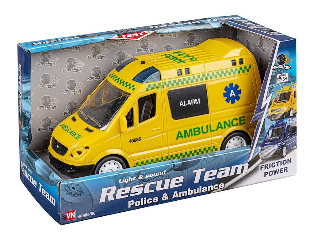 Speed Ambulance m/lys + lyd