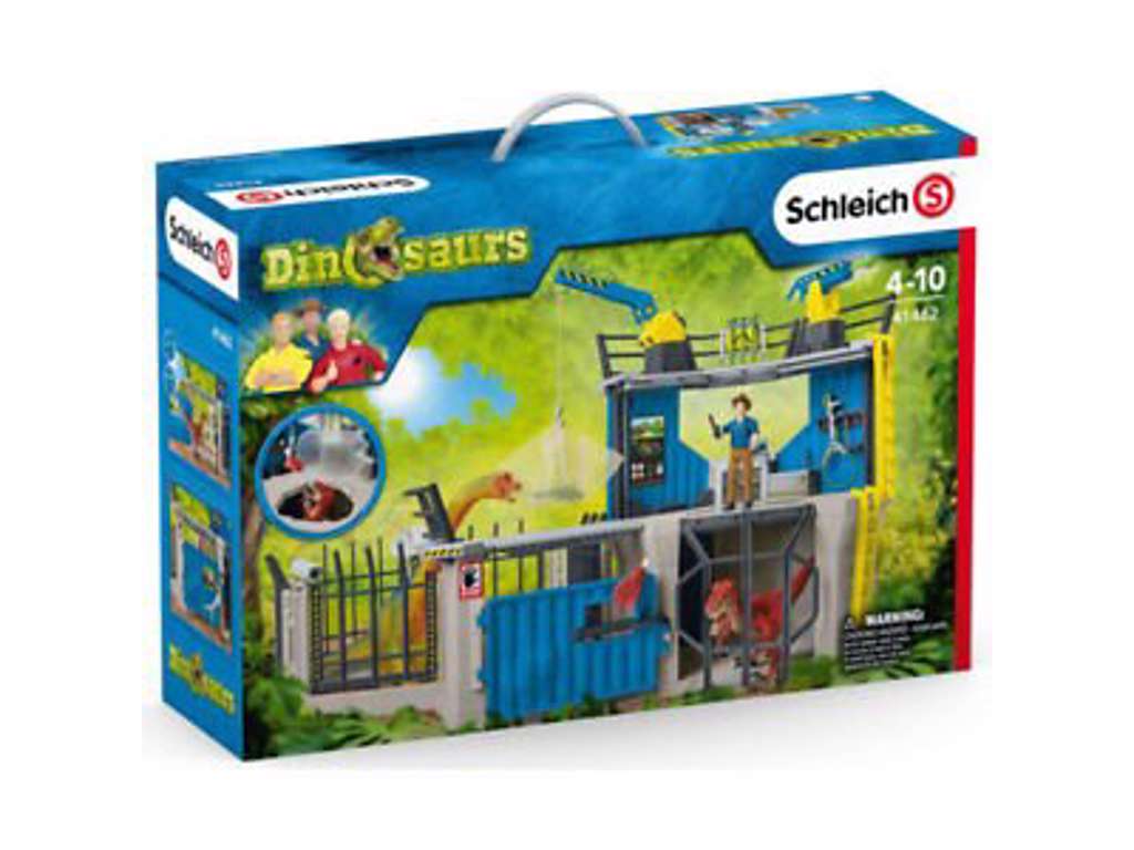Stor dino forskningsstation fra Schleich - 41462