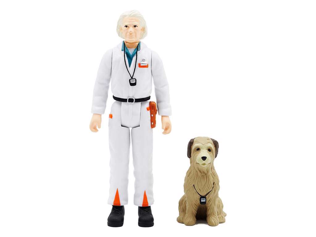 Back To The Future ReAction Doc Brown actionfigur på 10 cm