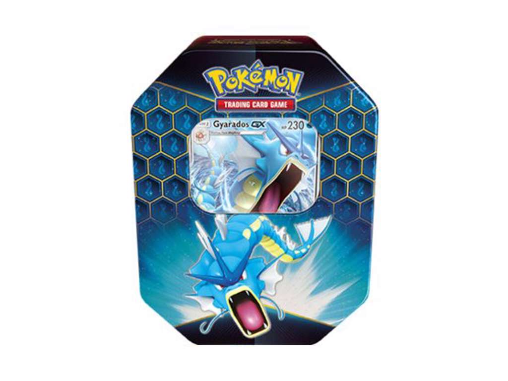 Pokémon Gyarados GX tin box