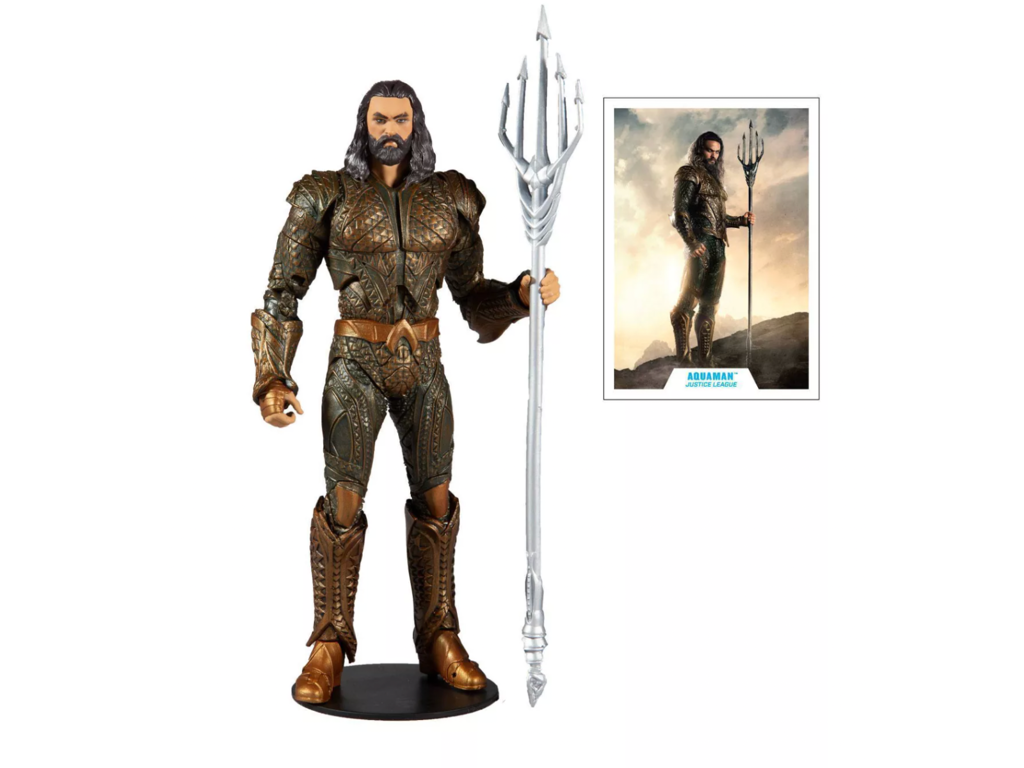 DC Justice League Movie action figur af Aquaman på 18 cm