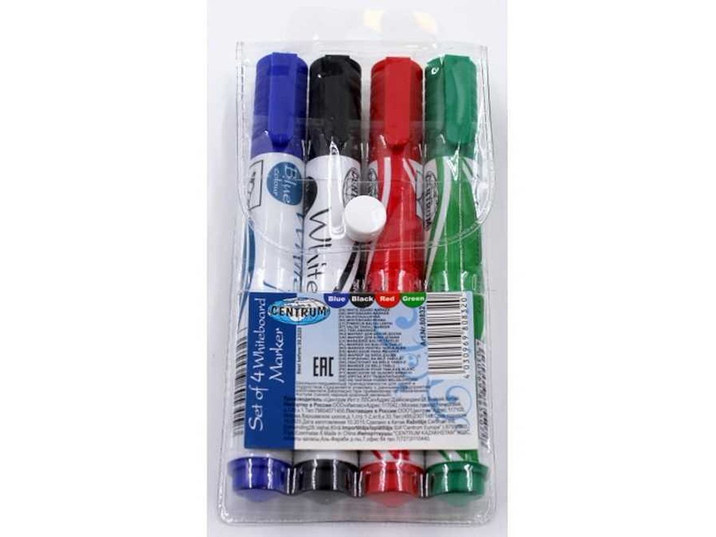 Centrum Whiteboardmarkere Medium – 4 stk.