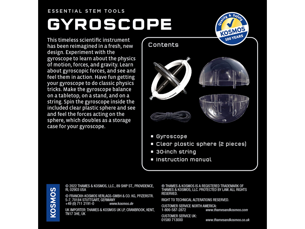 Gyroscope - STEM Gear - Science (EN)