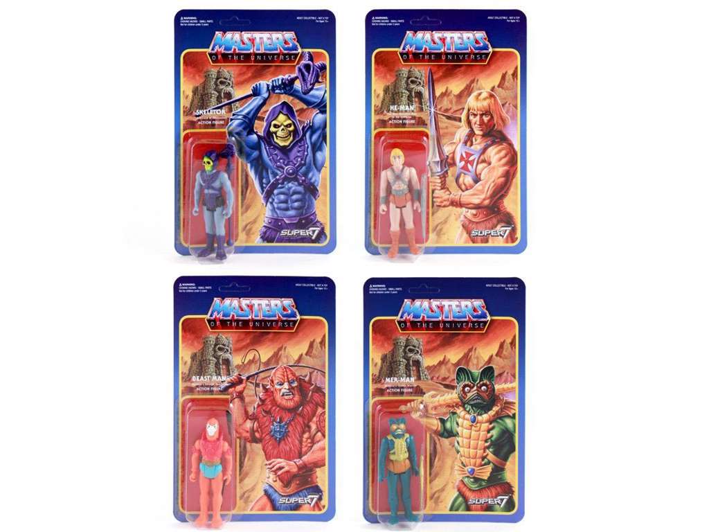 Masters of the Universe ReAction action figure på 10 cm - Wave 1