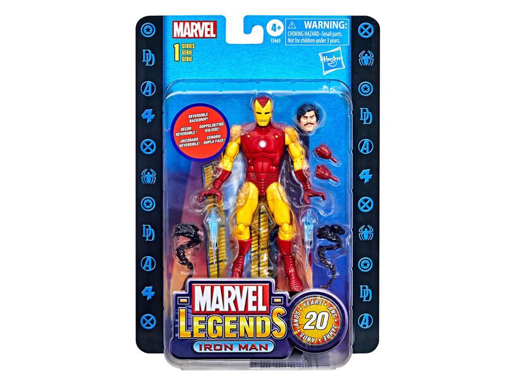 Marvel Legends: 20th Anniversary - Iron Man actionfigur på15cm
