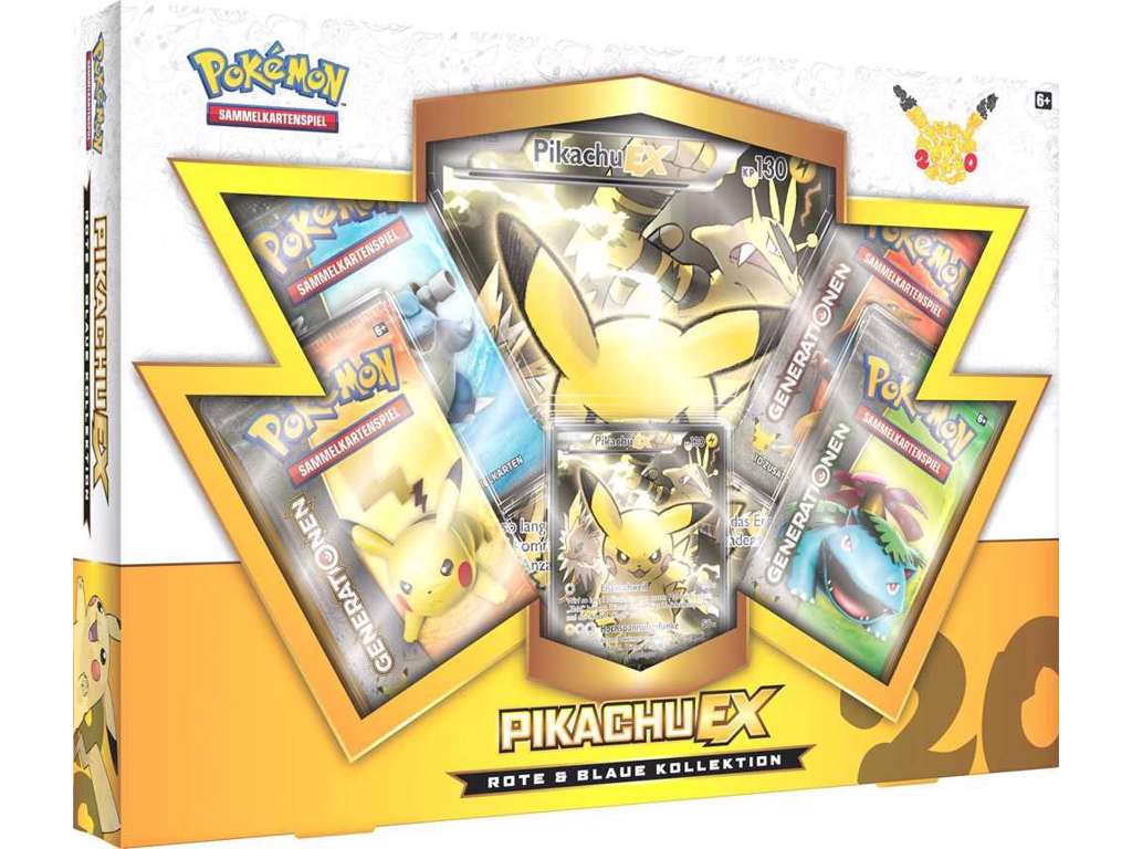 Pokémon Red & Blue Collection Pikachu EX box