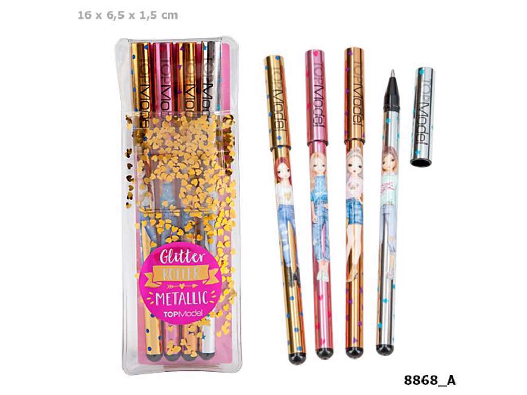 Top Model metallic gelpen