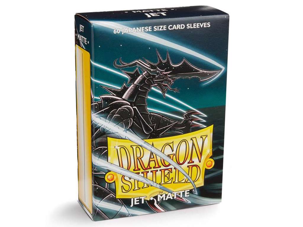Dragon Shield Sleeves Jet Matte 60 Japanese Size