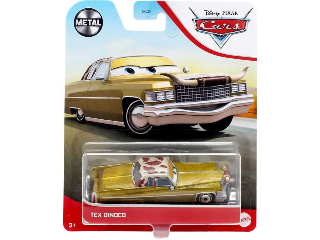 Tex Dinoco metalbil fra Cars 3