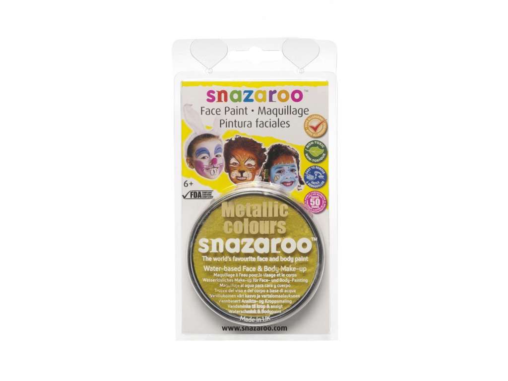 Snazaroo guld ansigtsmaling - 18 ml