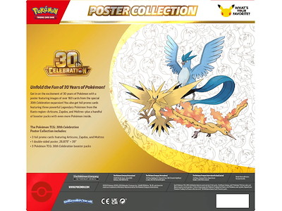 Pokémon TCG 30th Celebration Poster Collection