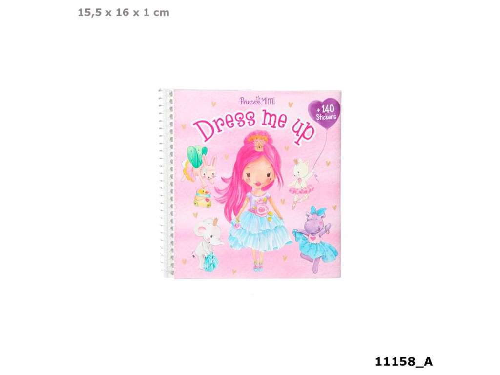 Princess Mimi Dress Me Up med 140 klistermærker
