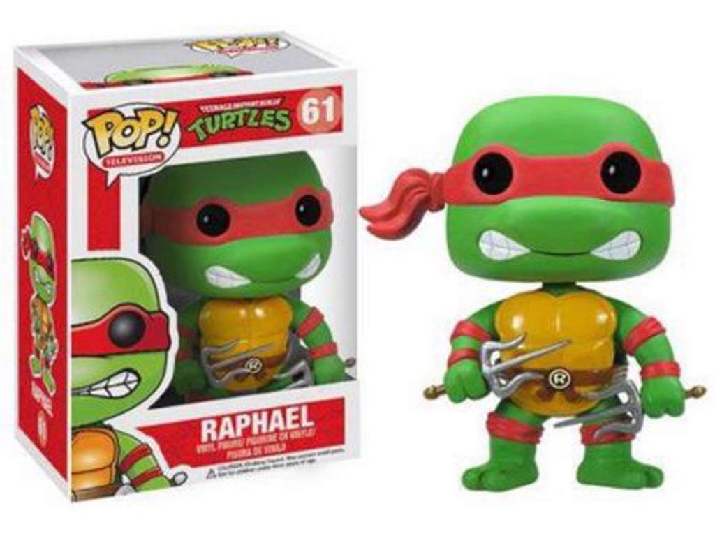 Teenage Mutant Ninja Turtles POP! vinyl figure Raphael på 10 cm