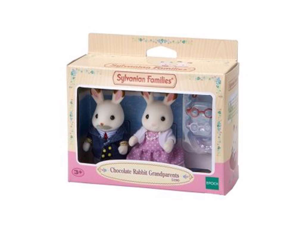 Chokolade kanin bedsteforældre fra Sylvanian Families