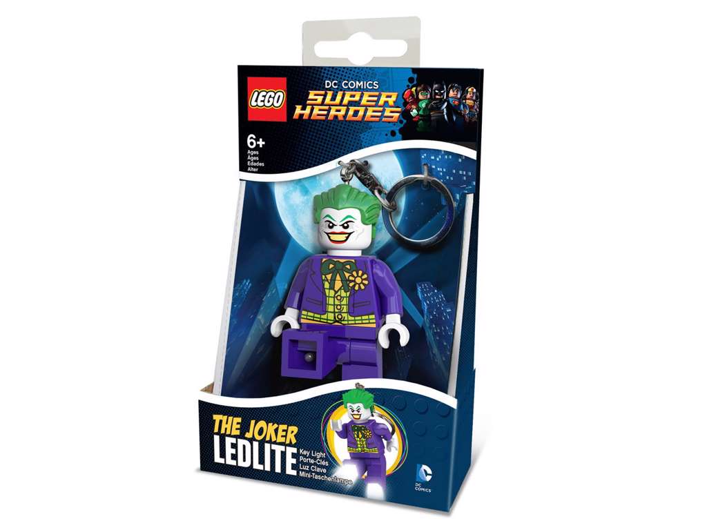 LEGO Super Heroes nøglering med lys - Jokeren
