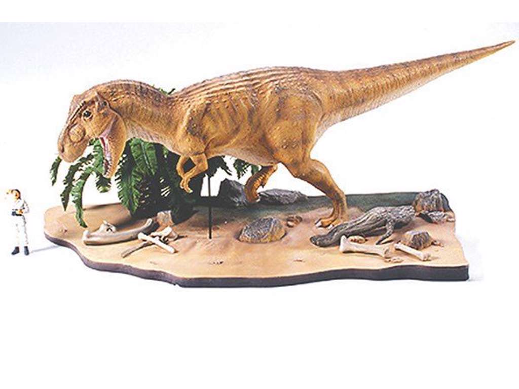 Tyrannosaurus diorama byggesæt 1:35 fra Tamiya