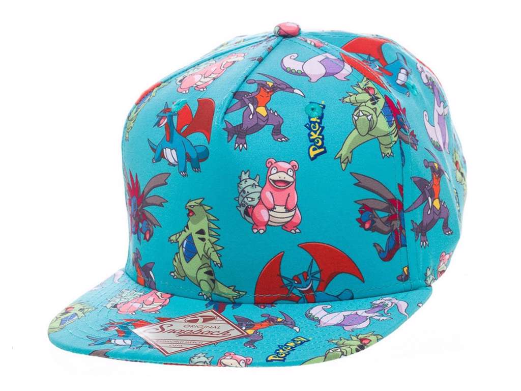 Pokémon snapback kasket med karakterer