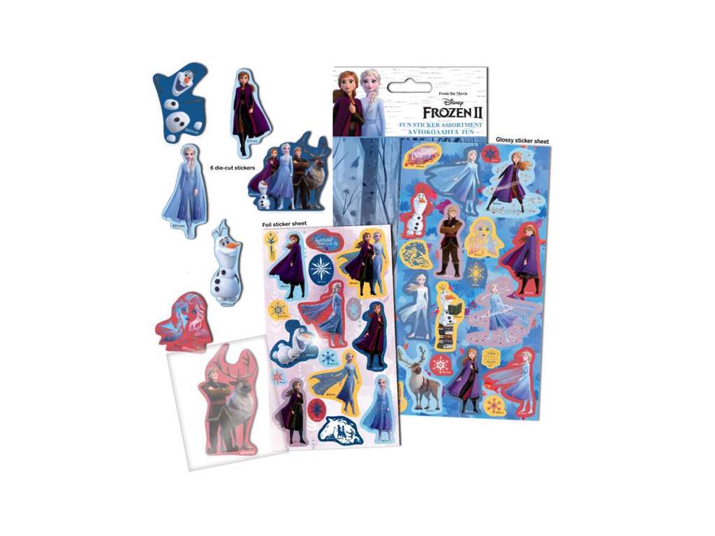 Frozen 2 klistermærker - Fun Assortment
