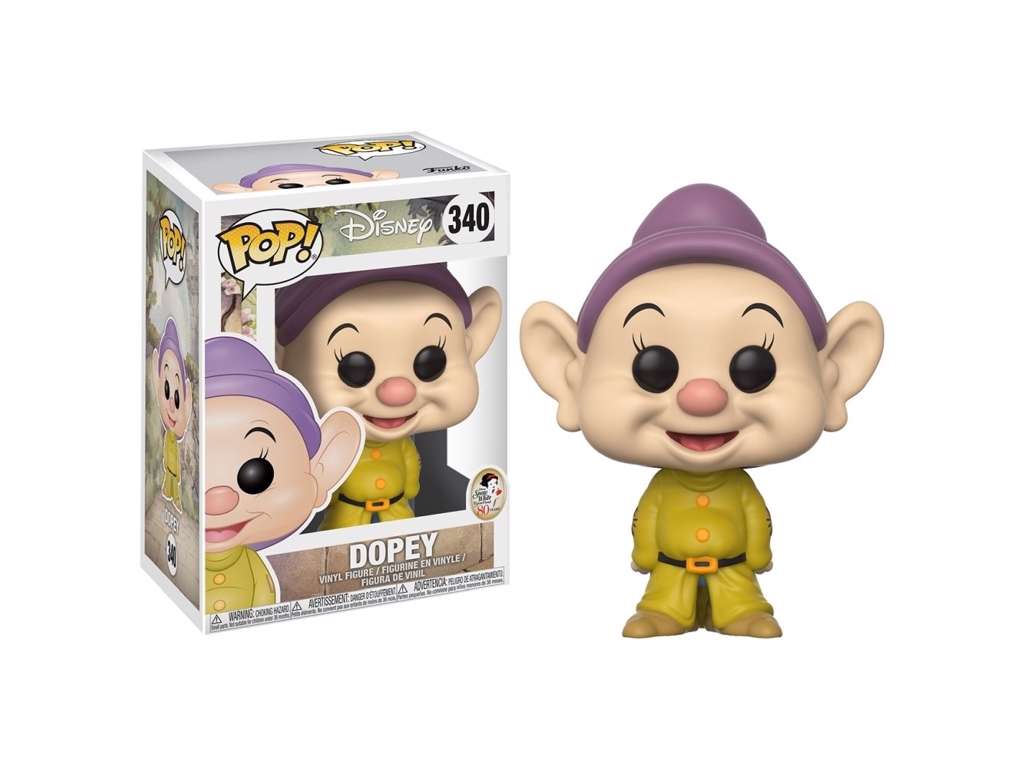 Snow White and the Seven Dwarfs POP! vinyl figur af Dopey på 9 cm
